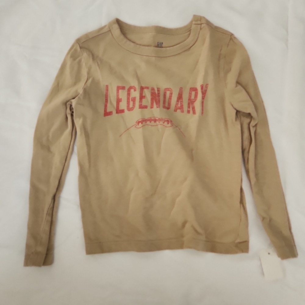 Gap boys size 4T legendary brown shirt #KK4